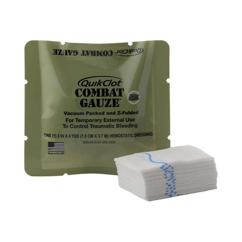 QuikClot Combat Gauze, Z-Fold